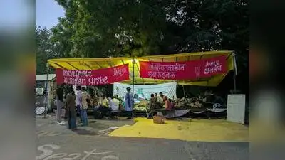 At Ambedkar University Delhi (AUD), an indefinite sit-in over campus access and other