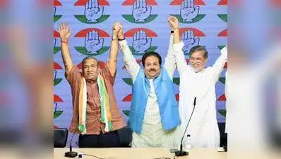 Lucknow: Former UP minister and eight-time MLA Shyam Sunder Sharma returned to Congress