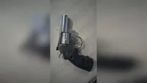 Liquor trader held for brandishing unlicenced revolver at bar