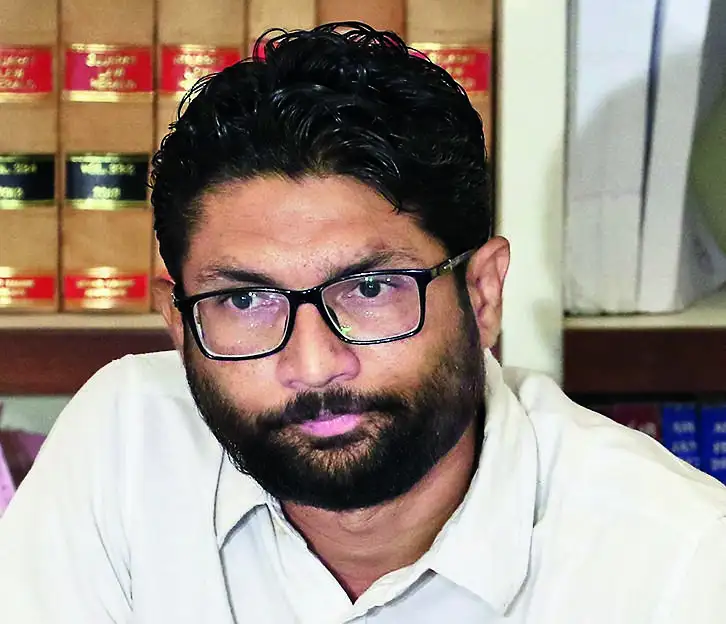 Two FIRs filed against Cong MLA Mevani over alleged police obstruction during GMC polls