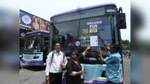 Three buses earmarked for Vettri Payanam services were seized on Tuesday after TNSTC Madurai