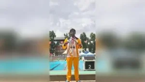 Competing in the under-19 category, Biraj clinched two gold medals and set two new national