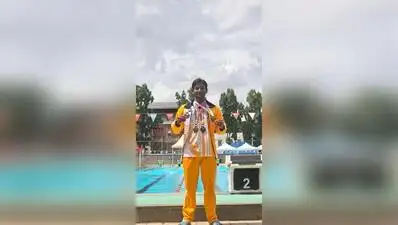 Competing in the under-19 category, Biraj clinched two gold medals and set two new national