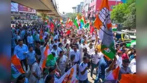 Oppn marches against CEC, demands transparency in poll process