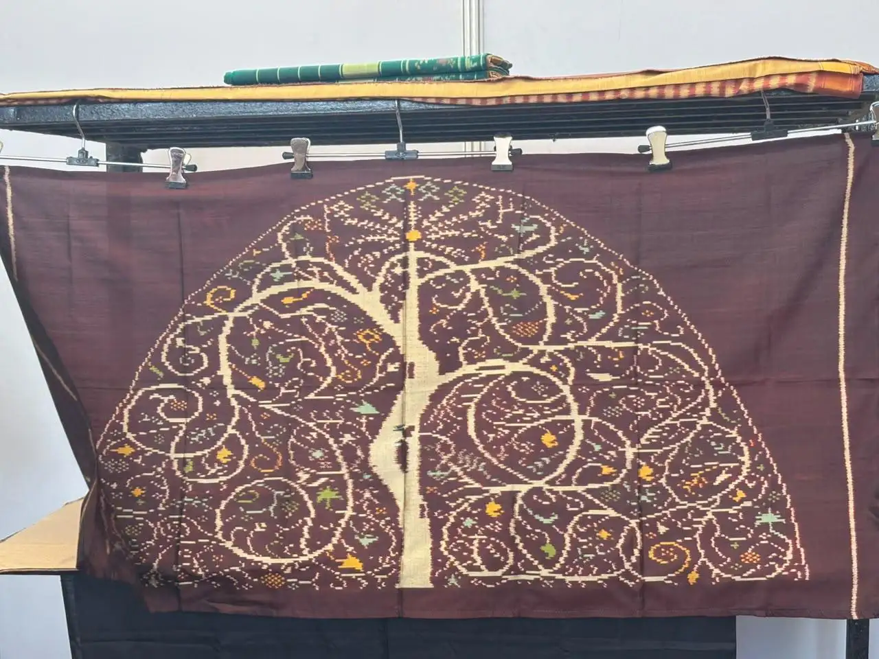 Kamlesh Kumar, an artisan who practises the Bawan Buti craft, said the patterns are created