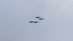 Since Oct 16, residents living along the Ganga have been spotting Chinook helicopters flying