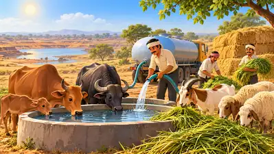 Gondia readies plan for livestock's daily need of 1.12 crore litres of water, nearly 2,000 tonnes