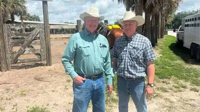 (Photo: WPEC) “The ranch was started in 1937 by my grandfather,” Mike Adams told CBS 12 News