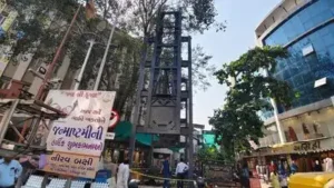 Ahmedabad: The busy and congested Relief Road area, where traffic: The wider industry impact