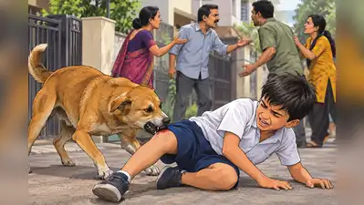 Nagpur: A pet dog allegedly let loose on the road bit a 10-year-old boy at Om Nagar on Koradi