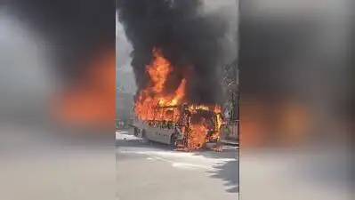 Pune: Initial investigation into Monday’s fire involving an MSRTC electric bus near Swargate
