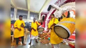 For the dhakis who travel from West Bengal each year, the journey also means earning