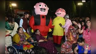 At most garba events, many such people can only watch others dancing,” Shah said