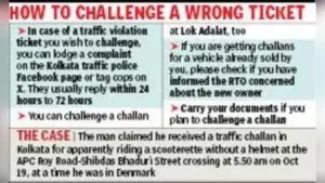 Kolkata Police introduces probe after man in Denmark receives three traffic challans in three months