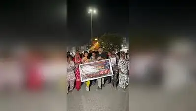 Residents of Narol held a candle march on Wednesday evening demanding justice for 10-year-old