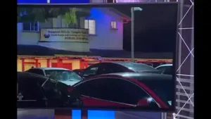 Residents living in the neighborhood of Fremont Hindu Temple recorded a video of crowded events