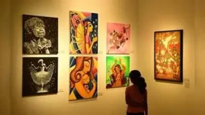 “The idea was to bring contemporary art practitioners under one roof