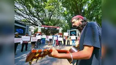 FTII students stage protest on Tuesday