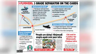 Pune: The public works department (PWD) has prepared a plan to construct three flyovers