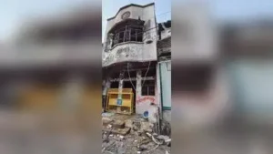 The toll in Monday night’s firecracker blaze in Hingoli’s Kapda Bazaar rose to three