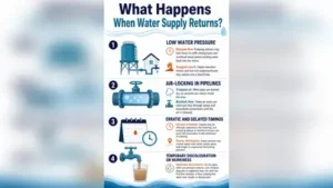 Residents say real trouble begins when supply resumes a day after water closure — It is often just