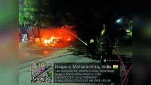 The workshop owner alleged that the fire was set by a sacked mechanic of the garage