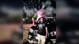 A birthday celebration on the Sabarmati Riverfront has landed a 22-year-old man in legal