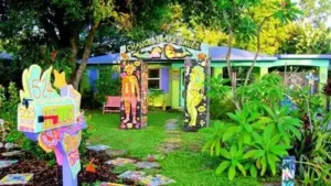 Artists in Dunedin, Florida, have spent more than two decades transforming their home