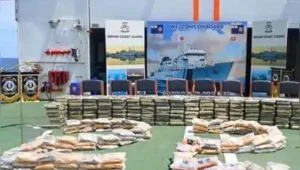 Coast Guard intercepted and stopped the dhow, following which ATS and Coast Guard personnel