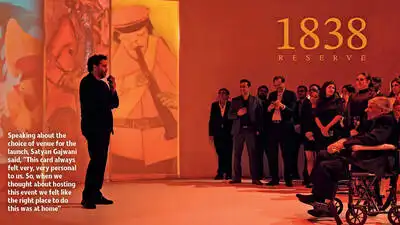 Satyan Gajwani, Vice Chairman, Times Internet Ltd, speaking at the launch of 1838 Reserve