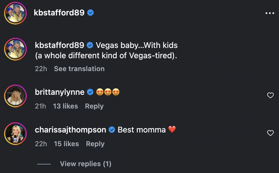 Brittany Mahomes shows Kelly Stafford love again as she shares an adorable Vegas trip