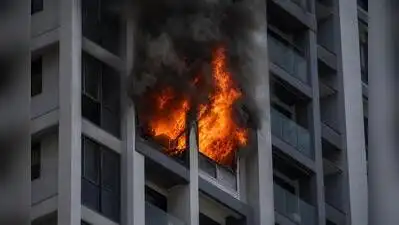 Pune: A fire broke out in the 22nd-floor flat at Balewadi on Saturday evening