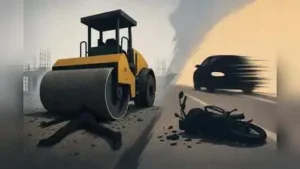 Daily-wage worker run over by road roller, dies in Pune