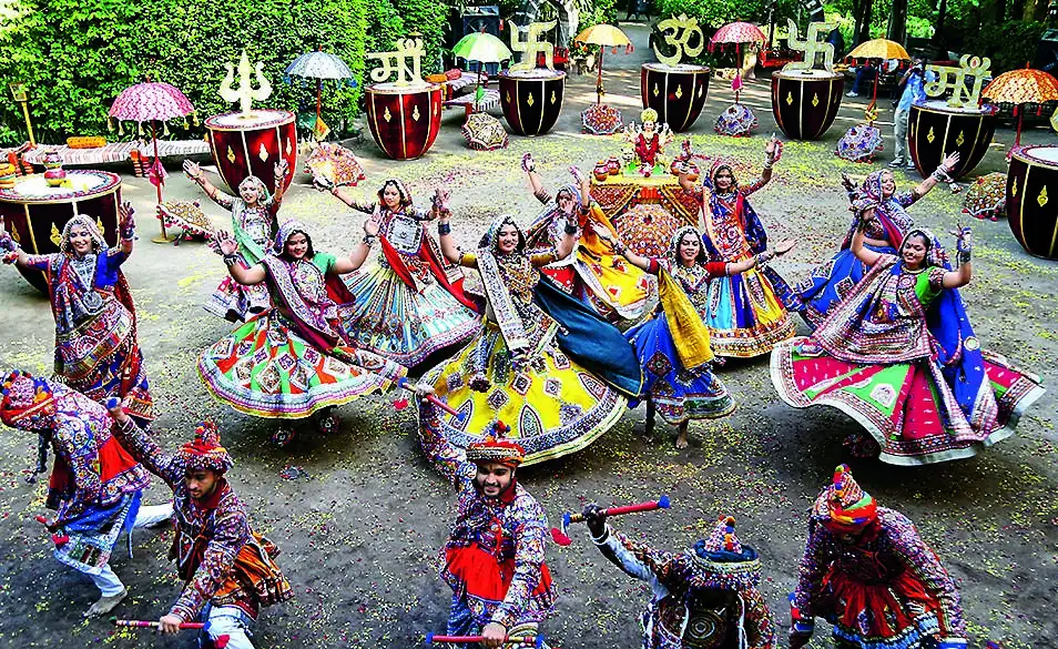 Beginning tonight, many Amdavadis will spend Navratri following the beat from one commercial