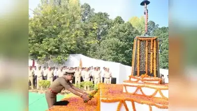 Tributes to martyrs on Police Commemoration Day