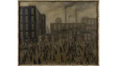 “Going to the Mill is the epitome of a 1920s Lowry, the period when he becomes a unique voice