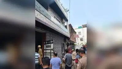 A fire broke out at an advocate’s residence in Amrapali Vihar, Sainik Nagar
