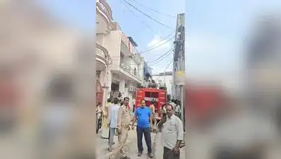 A fire broke out at an advocate’s residence in Amrapali Vihar, Sainik Nagar