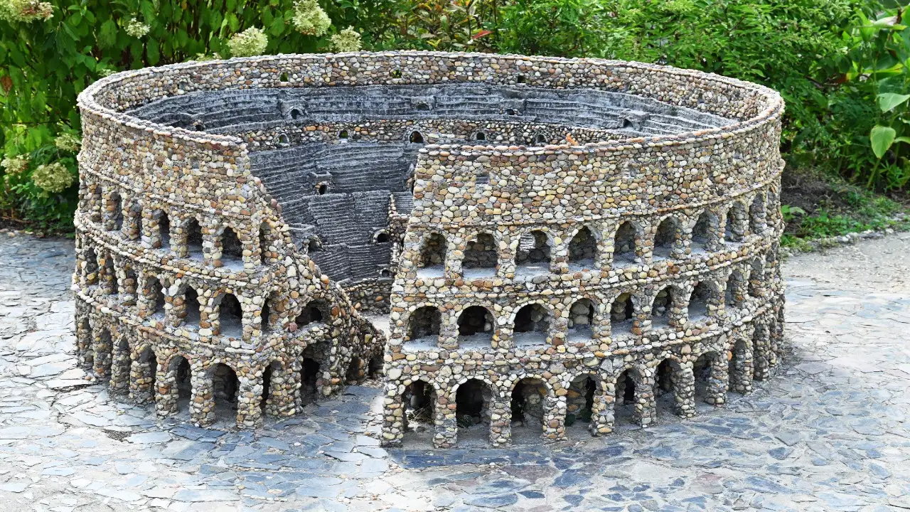 Representative AI image of a miniature stone village featuring: The wider industry impact