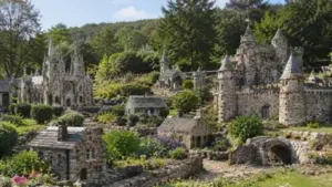 Representative AI image of a miniature stone village featuring: The wider industry impact