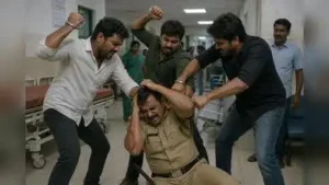 Pune: An on-duty police constable at YCM Hospital in Pimpri suffered cuts on his head and chest