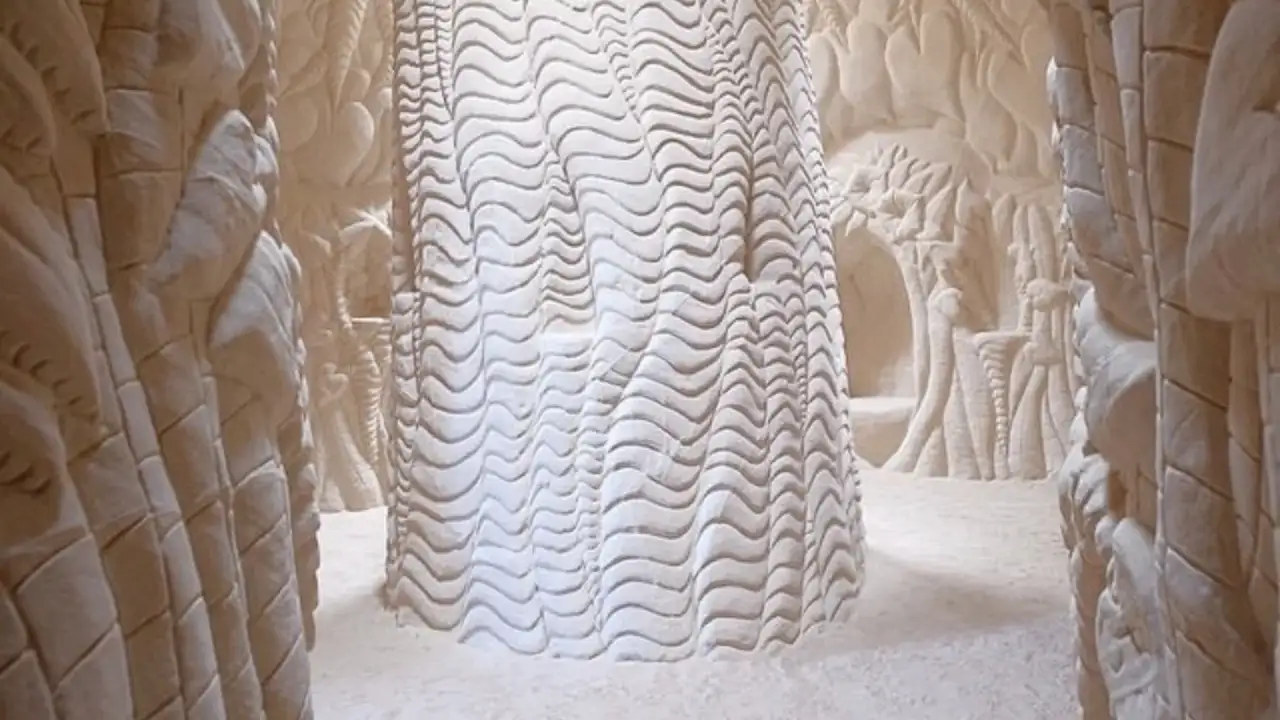 He began work on a cave home for Liz Neymark, who was diagnosed with advanced melanoma