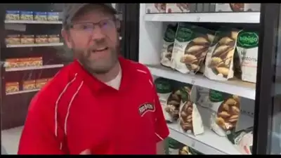 Red Baron employee goes viral after an influencer harasses him for a prank video