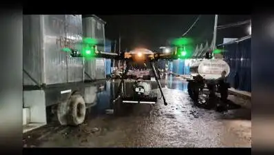 Drone tech helps cops navigate inundated lanes in Faizullaganj