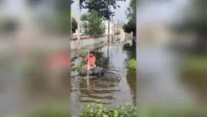 Floodwater recedes, time to repair damages