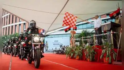 Flagging off the rally, DGP Rajeev Krishna said a strong and united India envisioned by Sardar