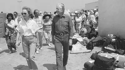 In 1984, Jimmy and Rosalynn Carter joined volunteers to renovate 19 homes in New York; 42 years