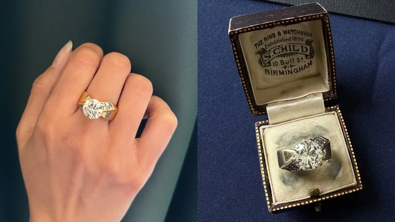 A UK woman paid £5 for a ring at a car boot sale, believing it was costume jewellery. An expert