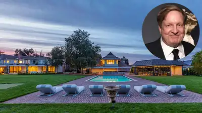 American businessman Ron Burkle acquired the sprawling five-acre Toluca Lake compound that once