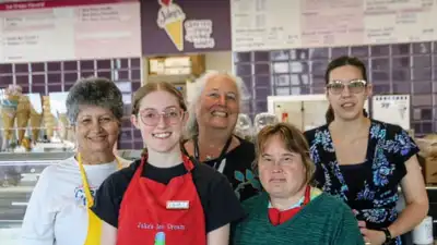 When retired optometrist Robin Rinearson opened Jake’s Ice Cream in Virginia in 2021, her goal